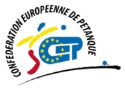 logo Europejskiej Federacji Petanque